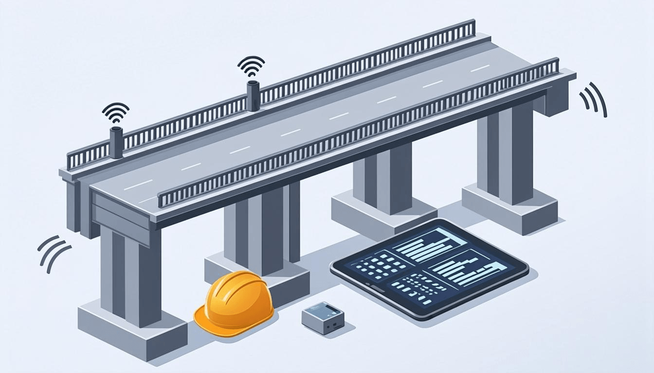 Illustration of Smart FieldSheet civil engineering field inspection platform